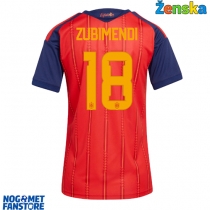 Španjolska Martin Zubimendi #18 Domaci Dres za Ženska SP 2026 Kratak Rukav